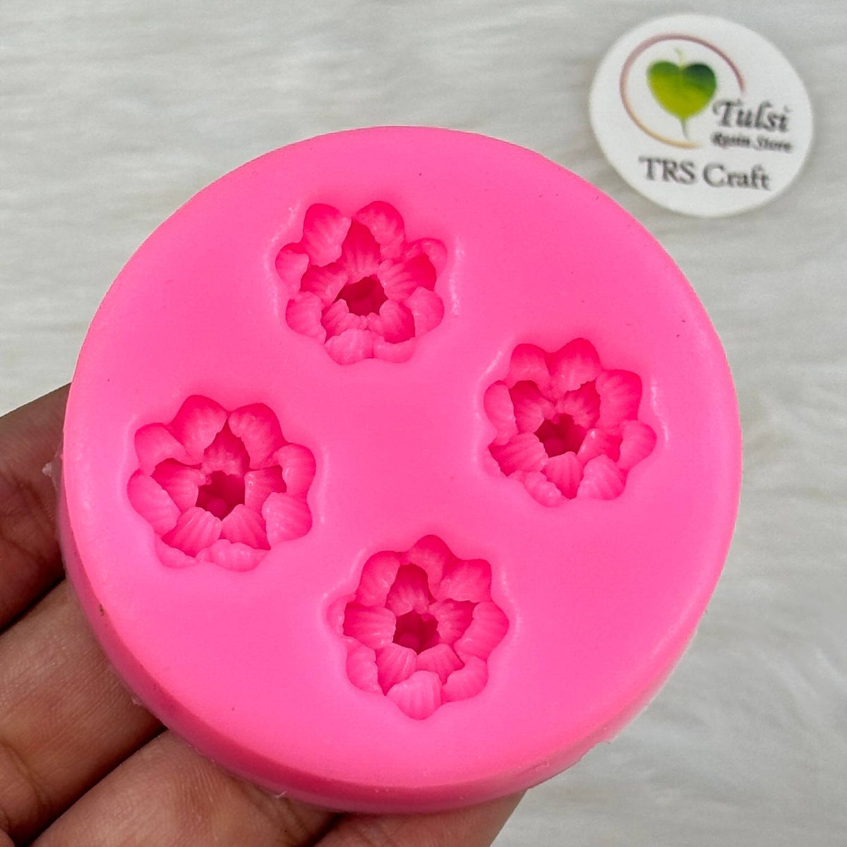Flower Mould (A32) - 4 Cavity