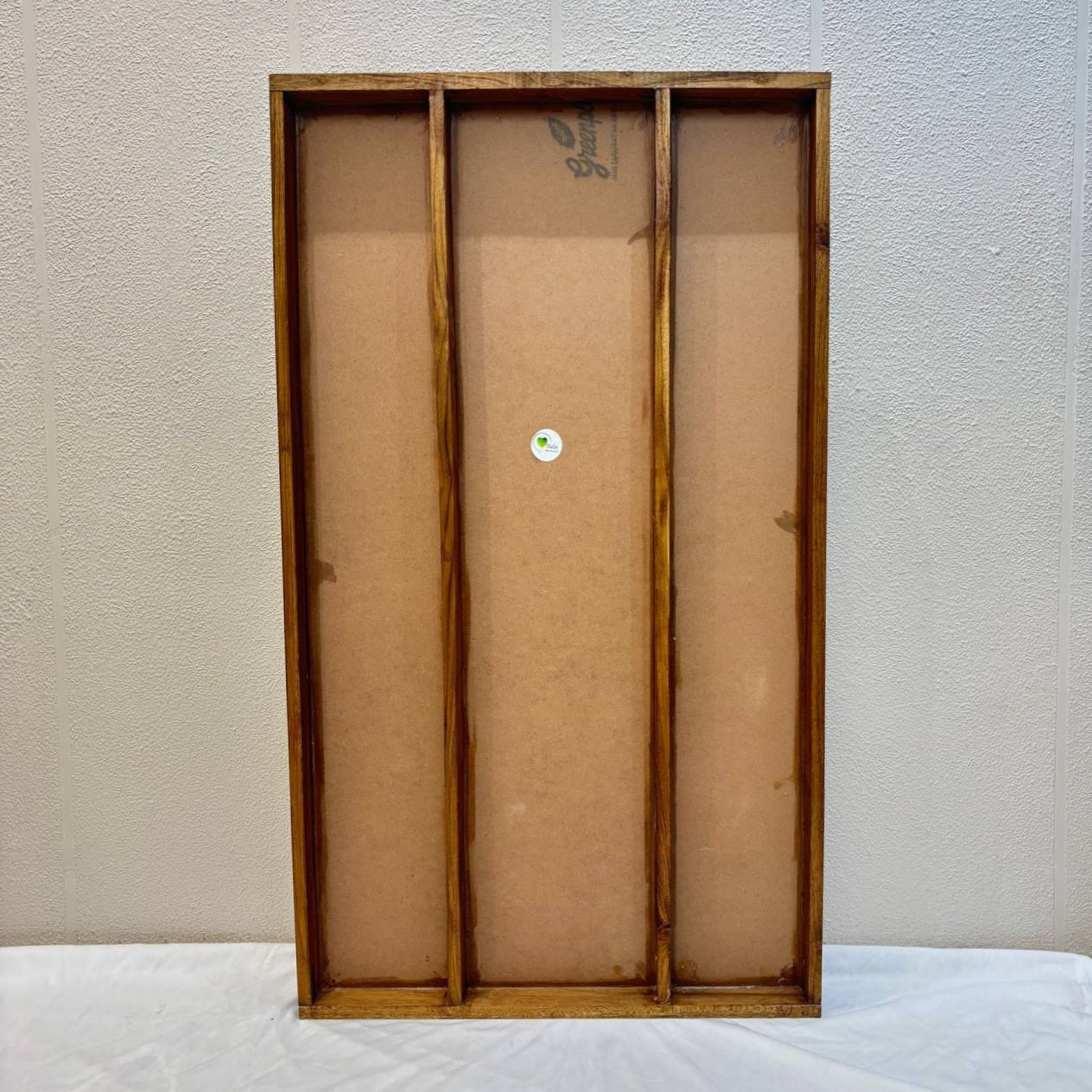 Teakwood Floating Frame (H) - 3 Partition (21" By 36")