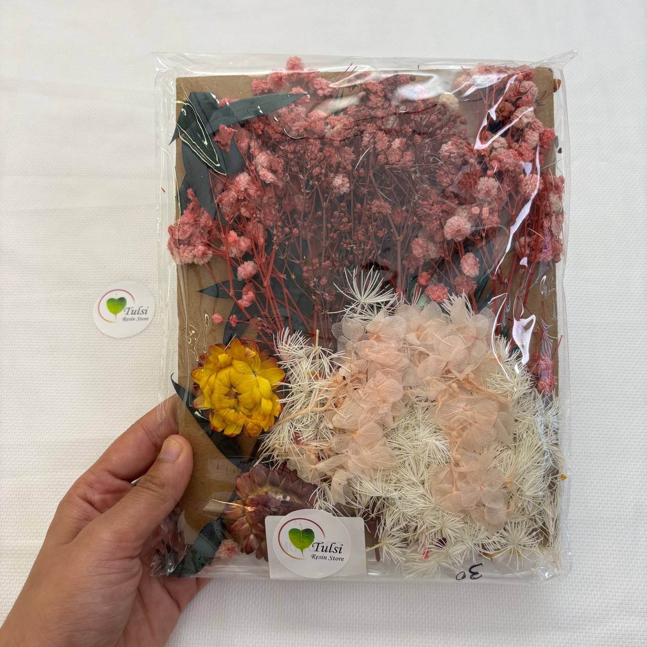 Mix Dry Flower Sheet - A5 Tulsi Resin Store