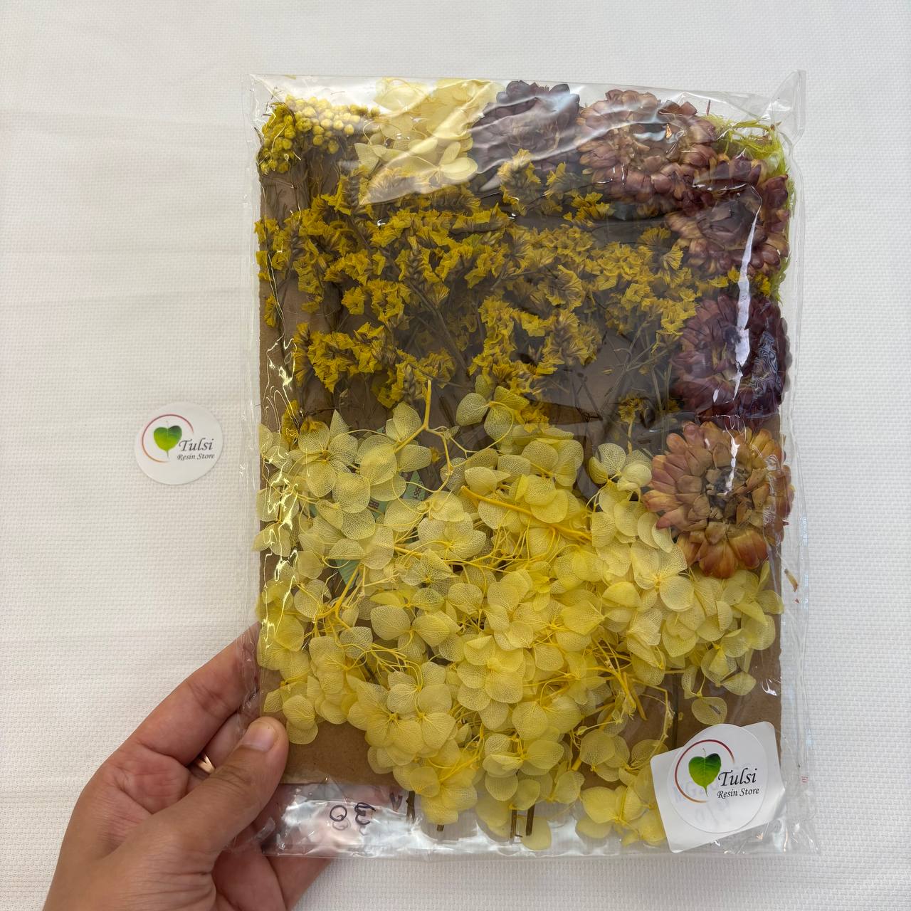 Mix Dry Flower Sheet - A10 - - Tulsi Resin Store