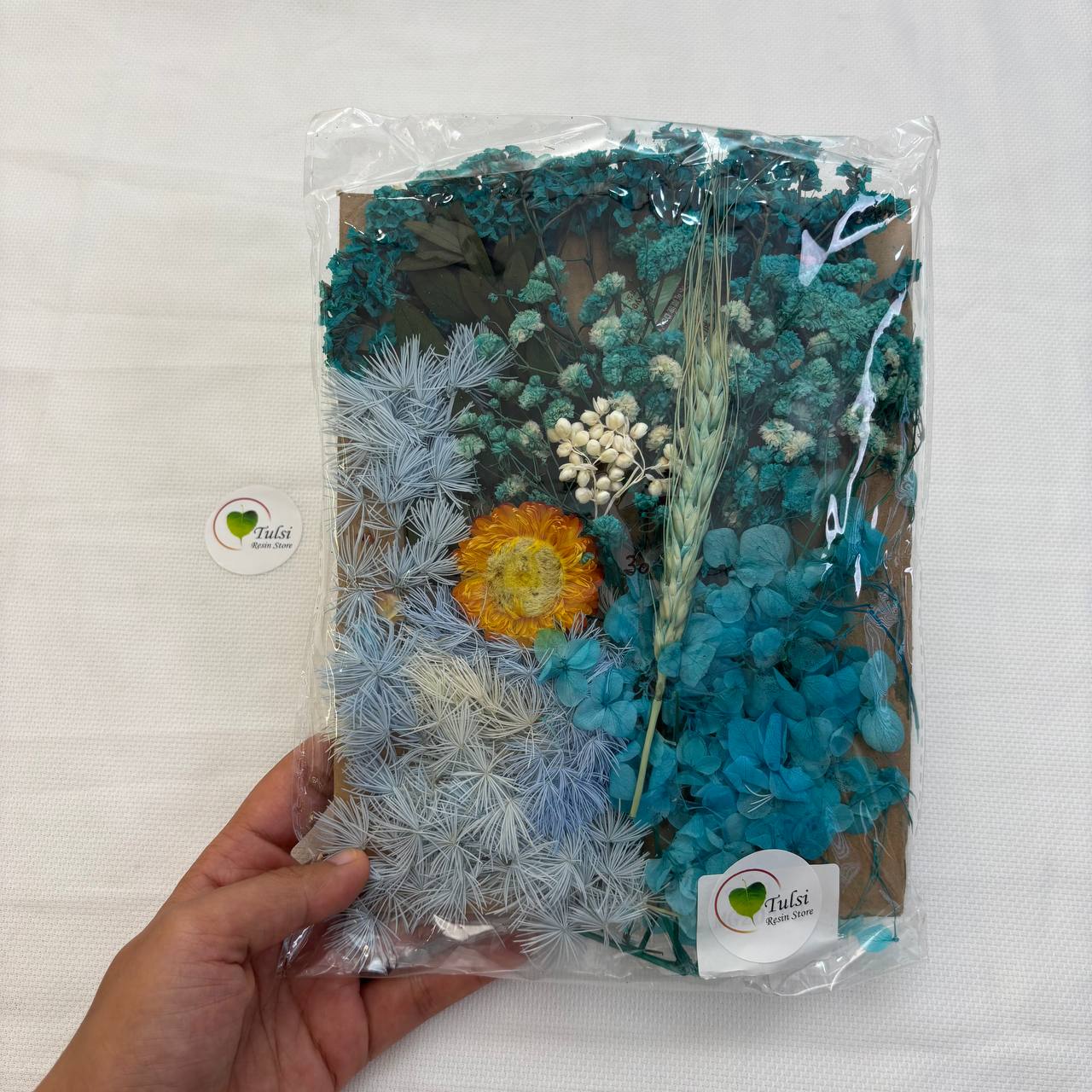 Mix Dry Flower Sheet - A3 Tulsi Resin Store