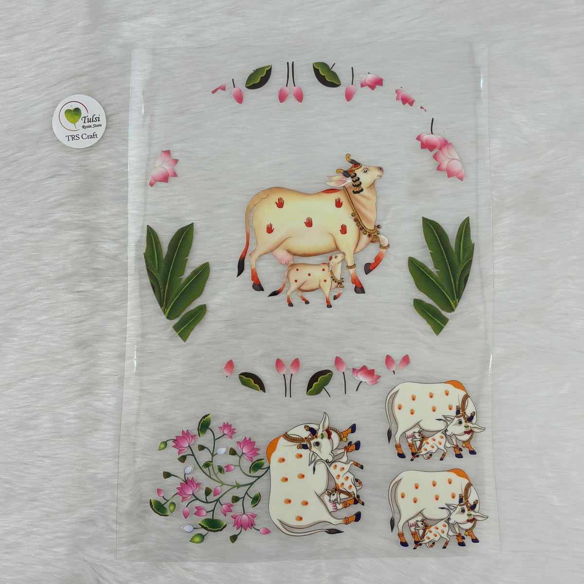 A4 insert Sheet - Pichwai Theme (F)