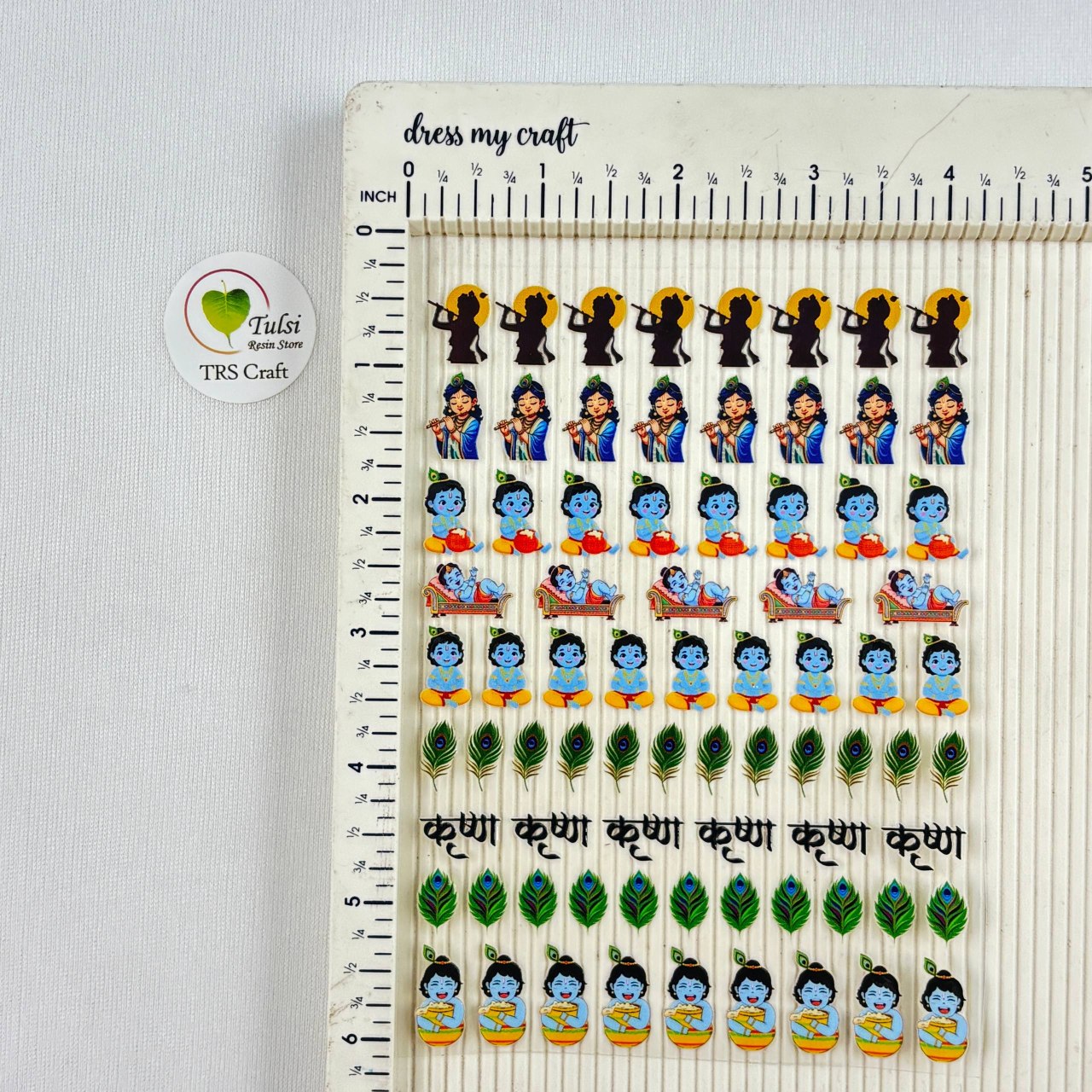A6 UV DTF Sticker - God Idols Krishna (G5)
