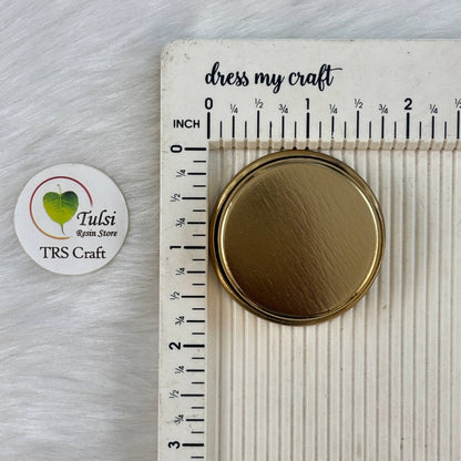 Gold T- Light Holder (B)(2Pc)