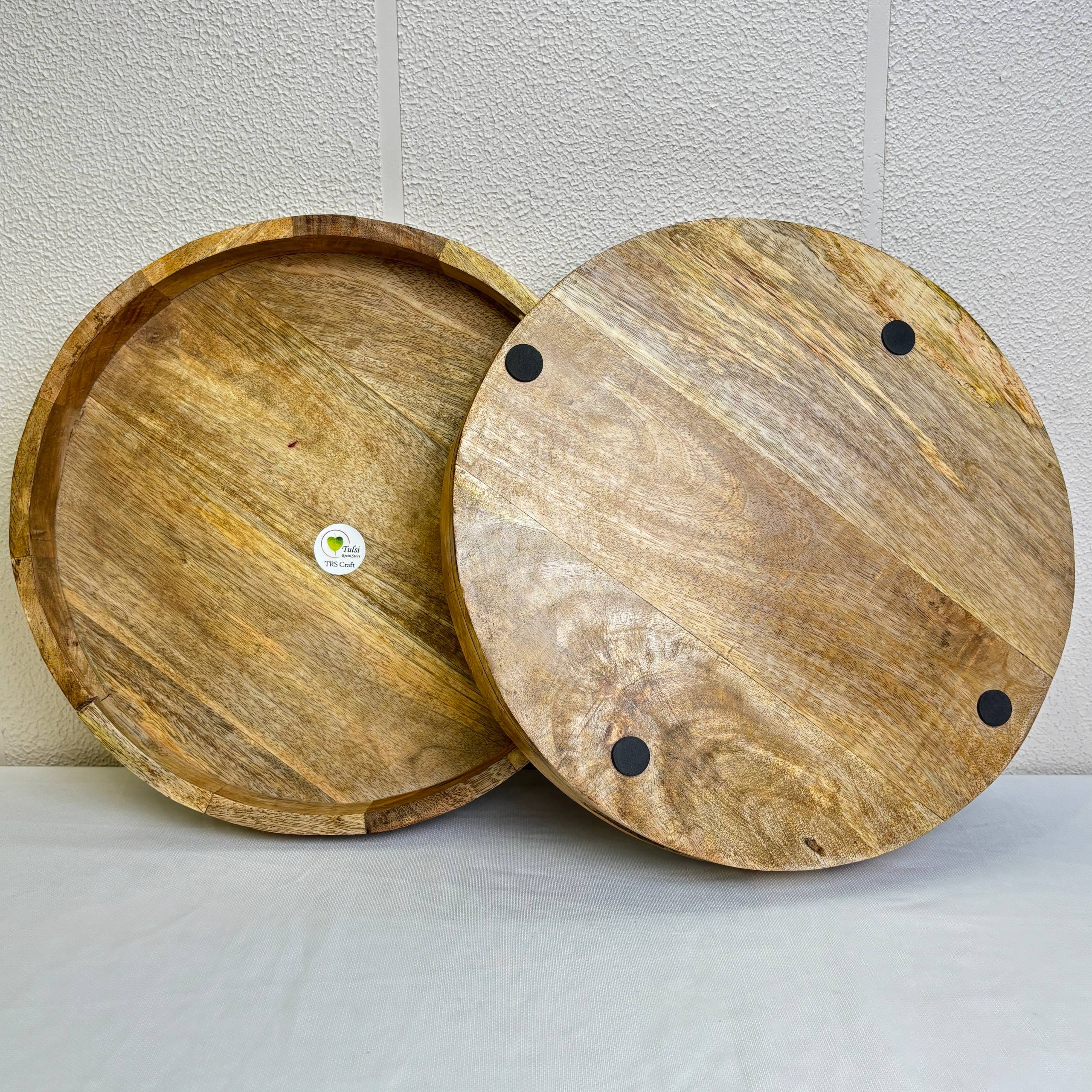 Mango Wooden Round Tray