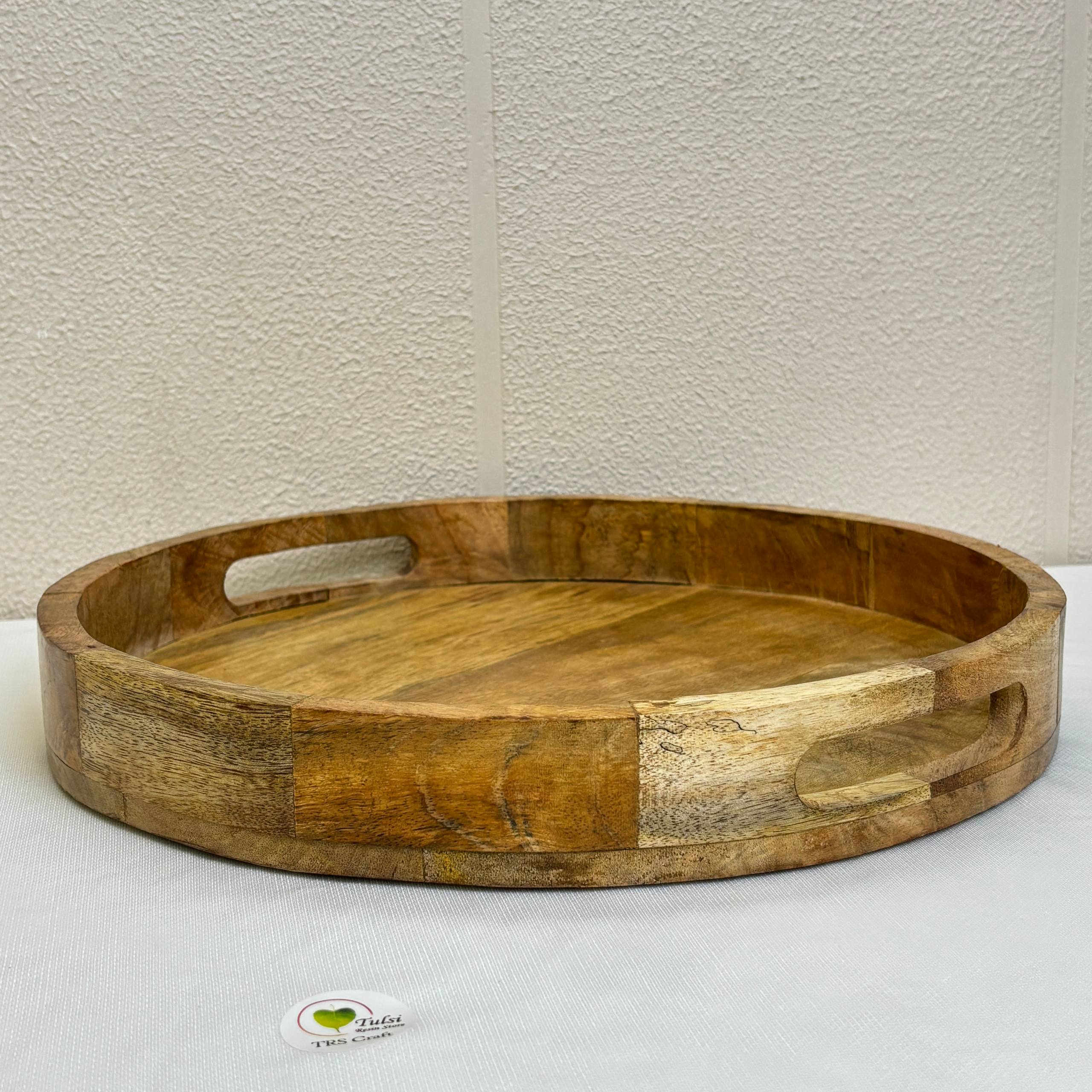 Mango Wooden Round Tray