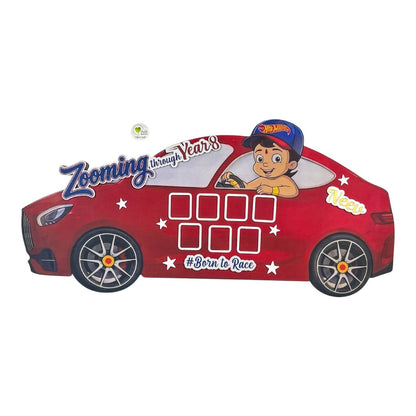 Custom Car One Year Baby Frame