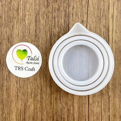 Foldable Measuring Silicon Cup - #colour_ - Tulsi Resin Store