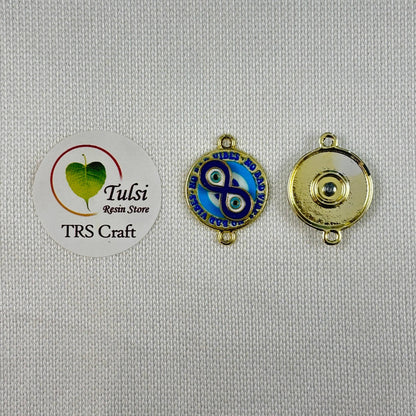 Evil Eye Charm With Two Hooks - G Tulsi Resin Store