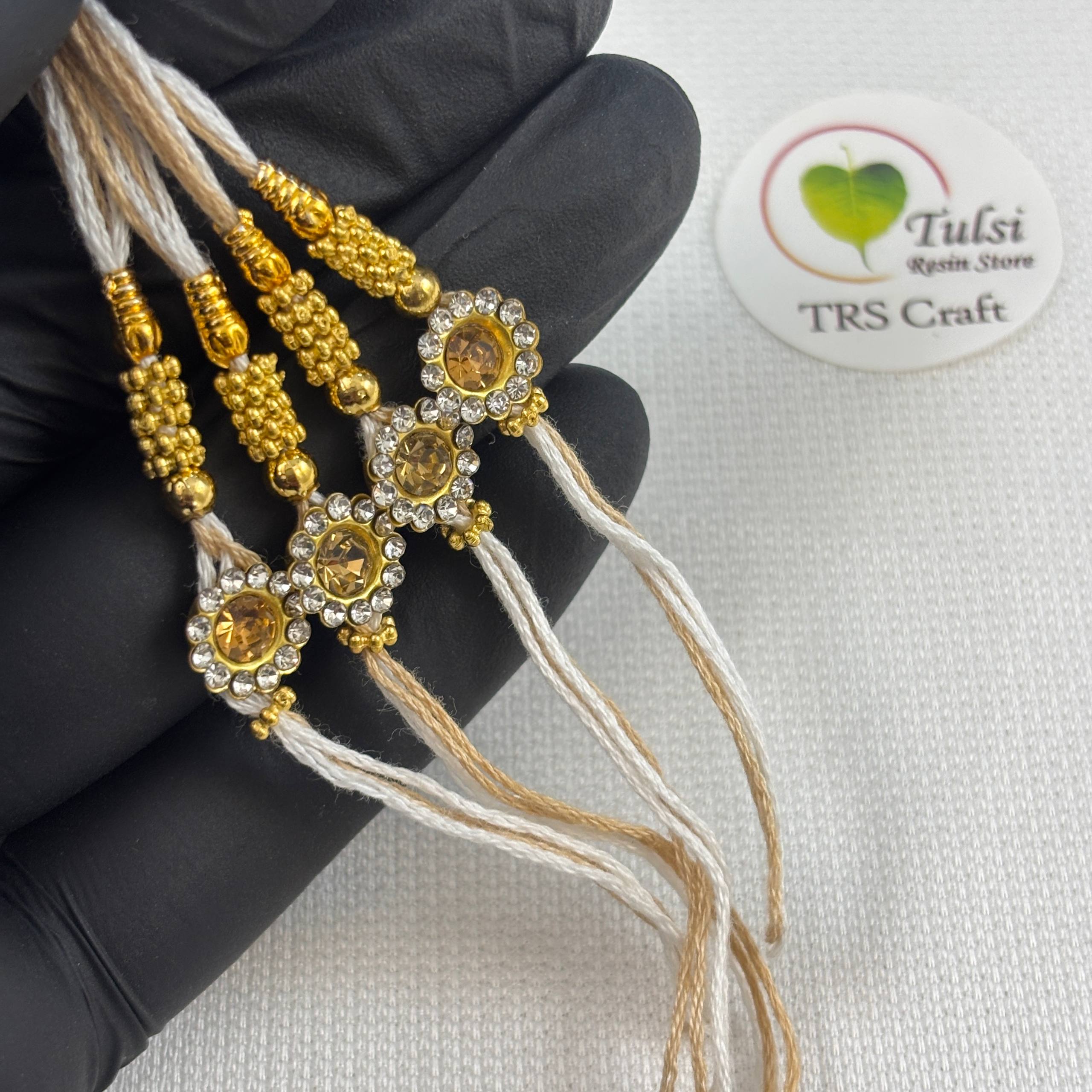 Bracelet Rakhi Thread (G) (2Pair)