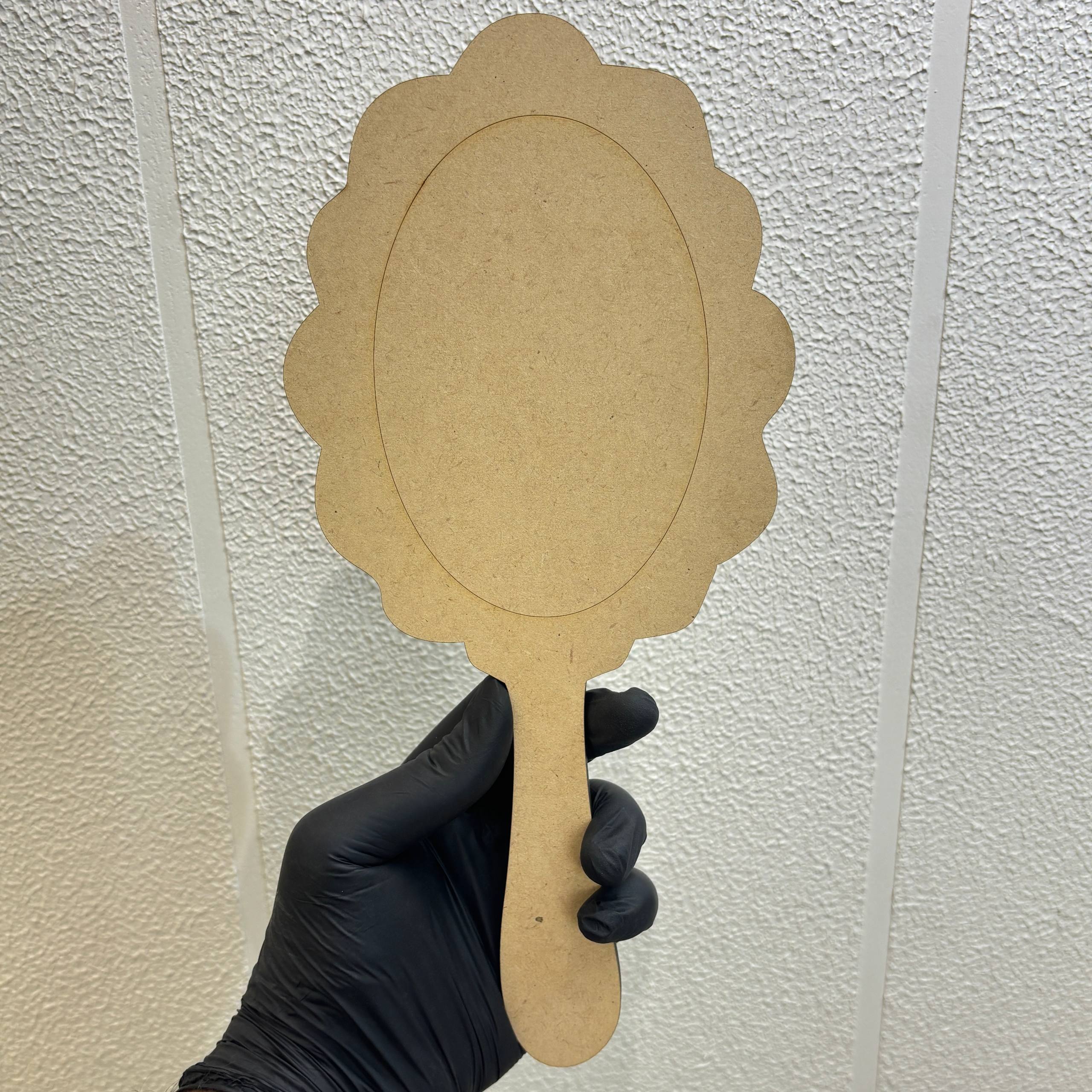 MDF Hand Mirror Base (B)