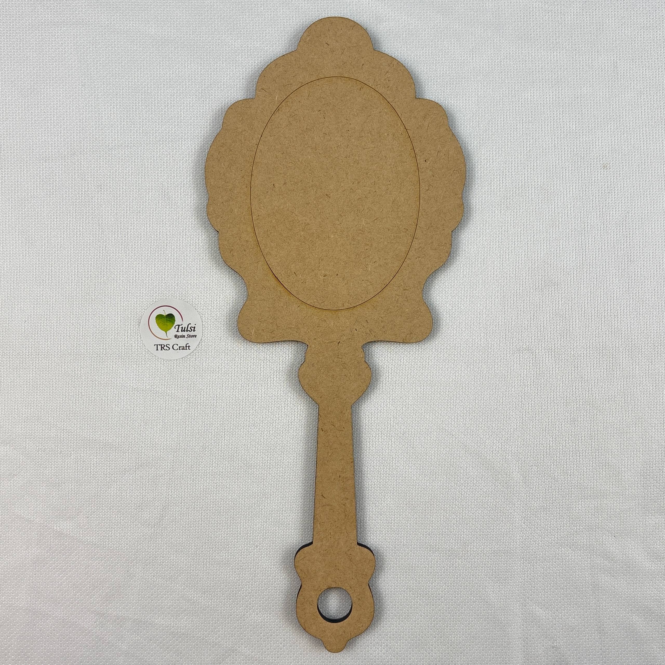 MDF Hand Mirror Base (A)