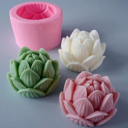 Flower Mould (A16) - Lotus Sculpture Tulsi Resin Store