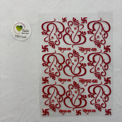 A6 UV DTF Sticker - God Idols Ganesha (C3)
