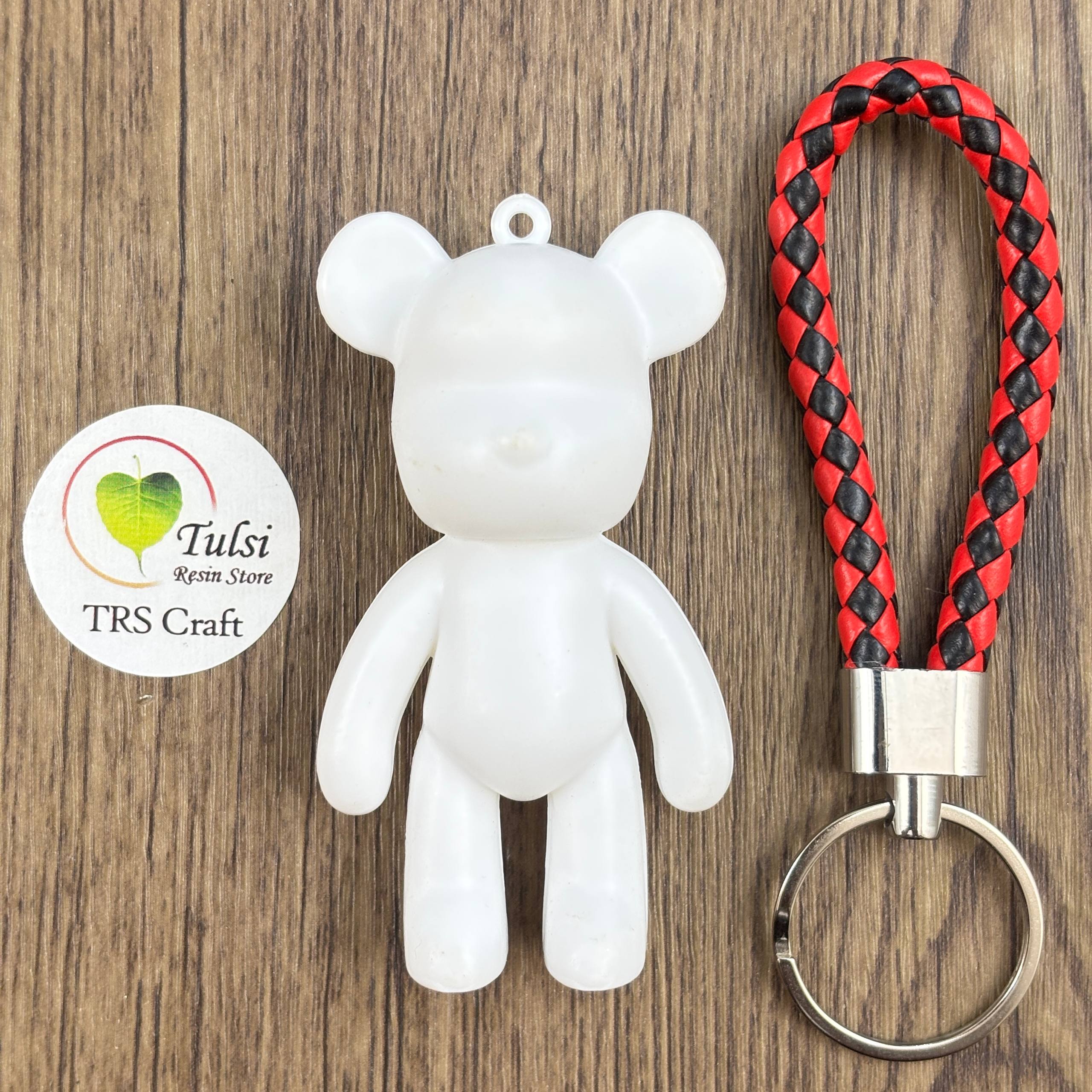 Fluid Art Bear (C) - Teddy Keychain