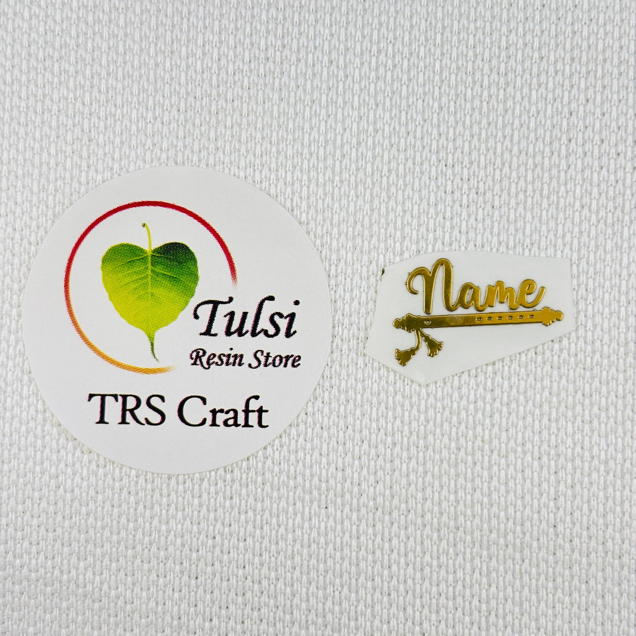 Custom Metal Sticker - For Rakhi (A004)