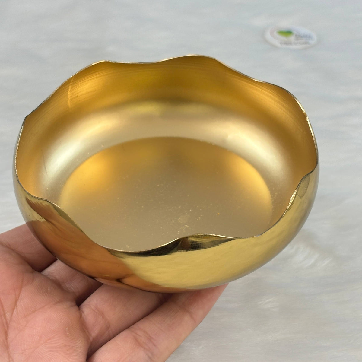 Metal Urli Bowl (A019) - Waves