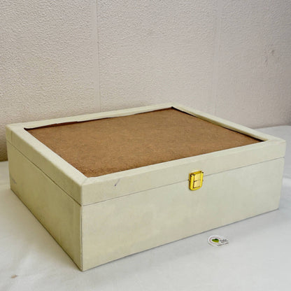 Quran Box for Artwork - Cream 11x13x4" Without Cutouts - Tulsi Resin Store