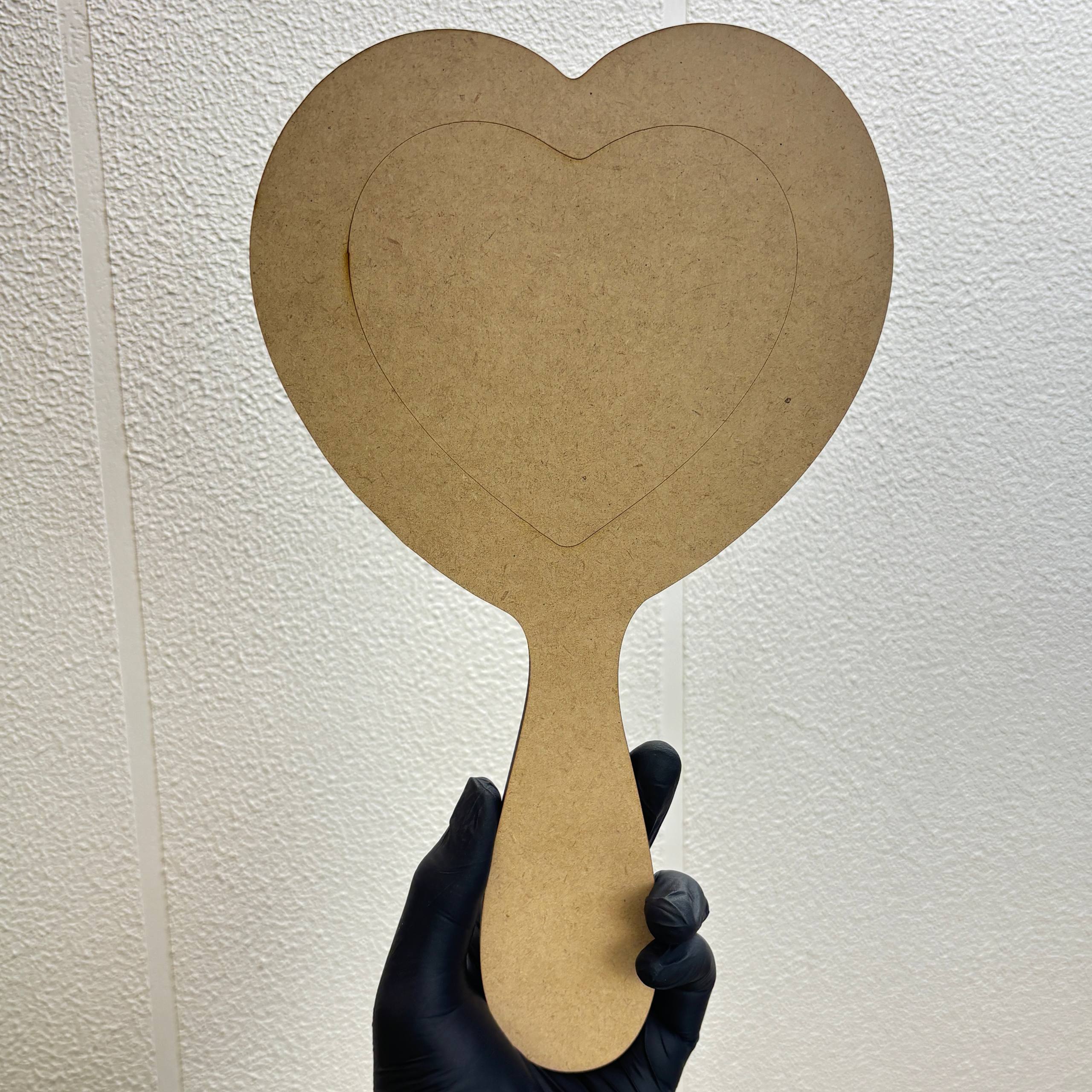MDF Hand Mirror Base (D)
