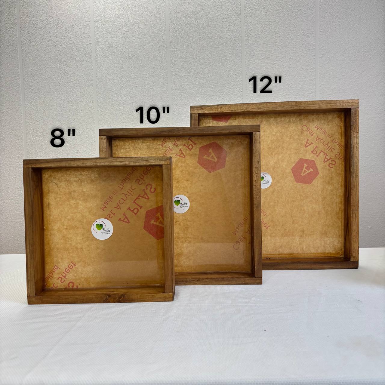 Teakwood Floating Frame (J)