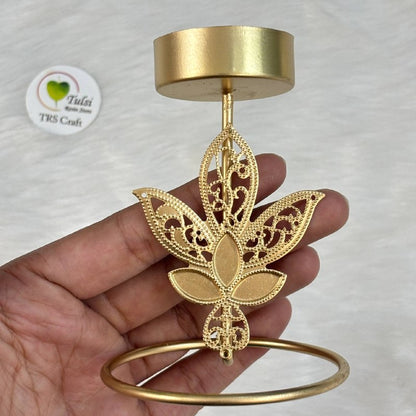 Standing Metal T-Light Holder (E)