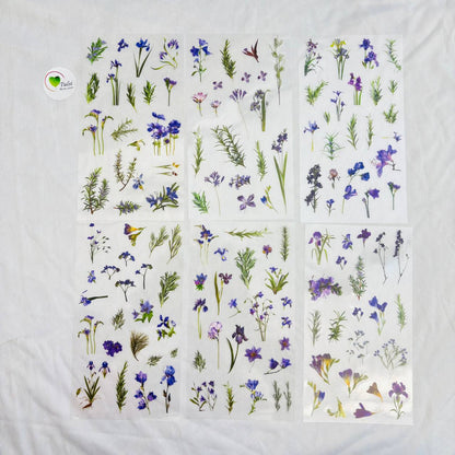 Transparent Sticker Sheet - Flower(A2)
