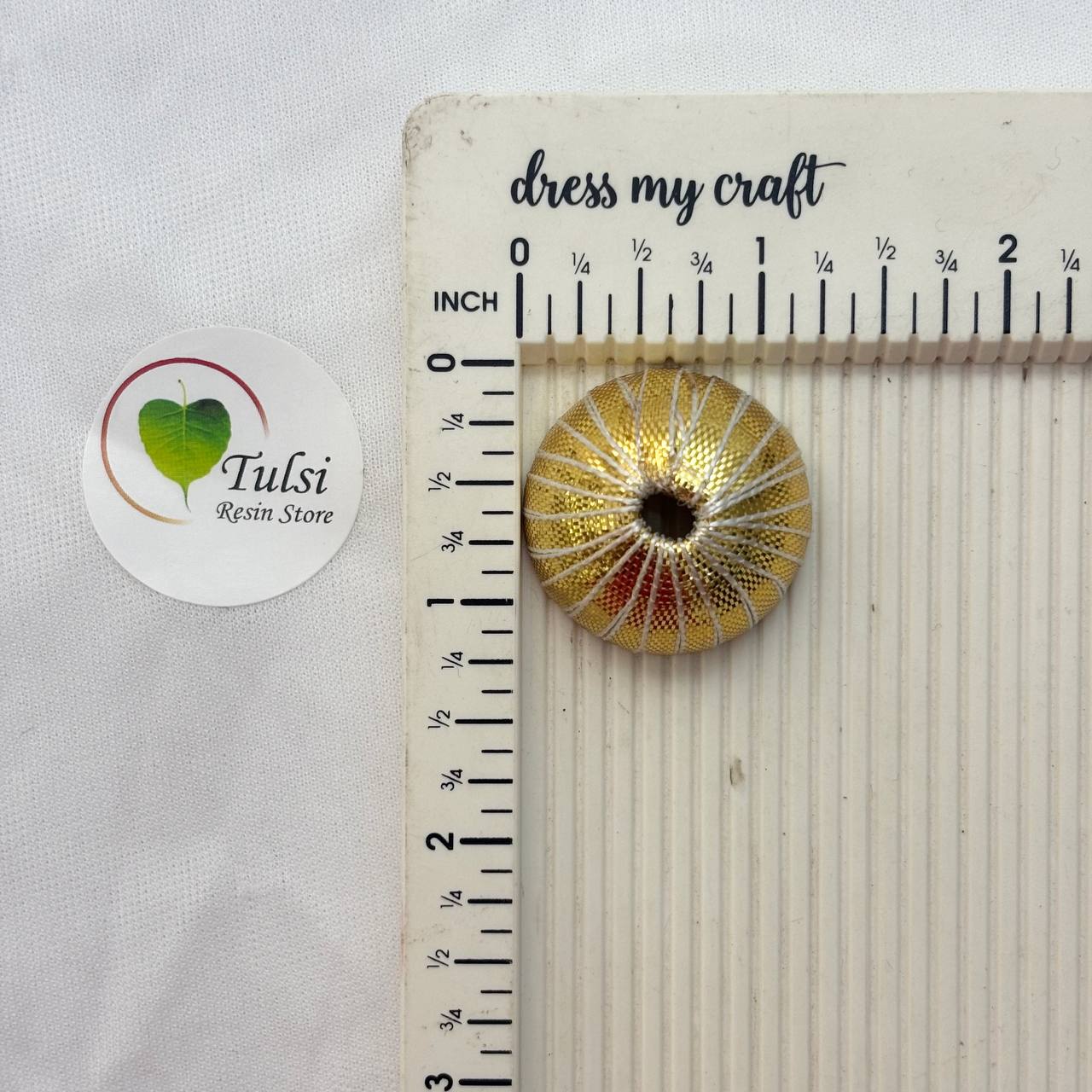 Golden Hanging Cap (5 Pc) Tulsi Resin Store