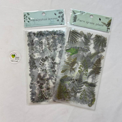 Transparent Sticker Sheet - Leaf (A3) Tulsi Resin Store