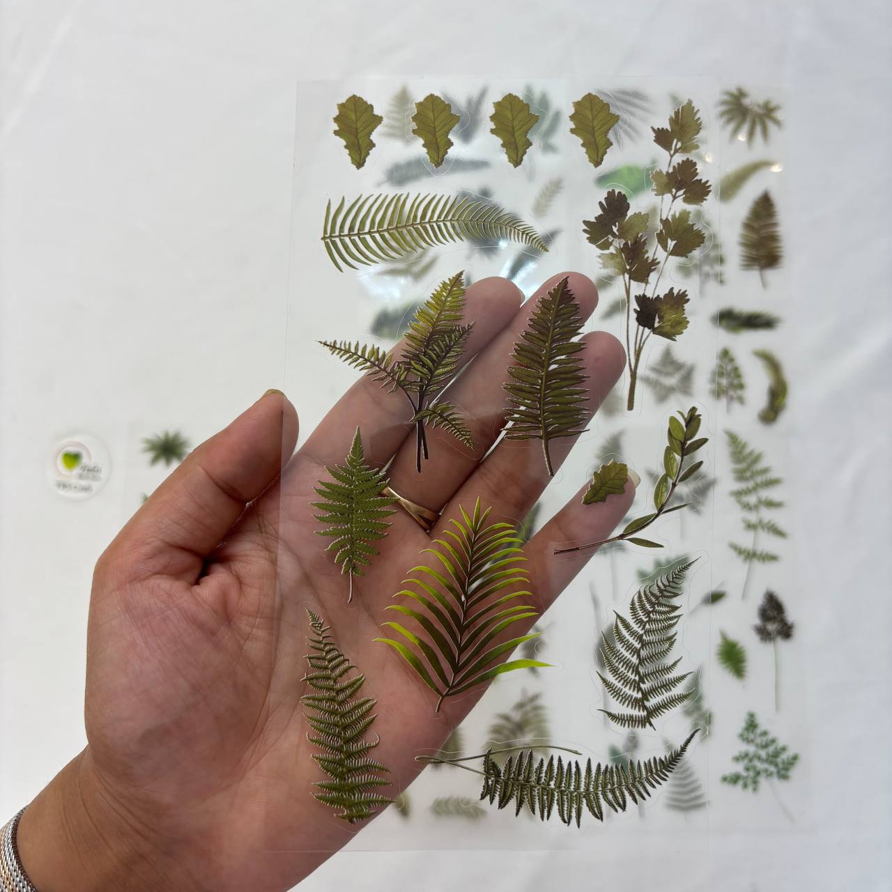 Transparent Sticker Sheet - Leaf (A3) Tulsi Resin Store