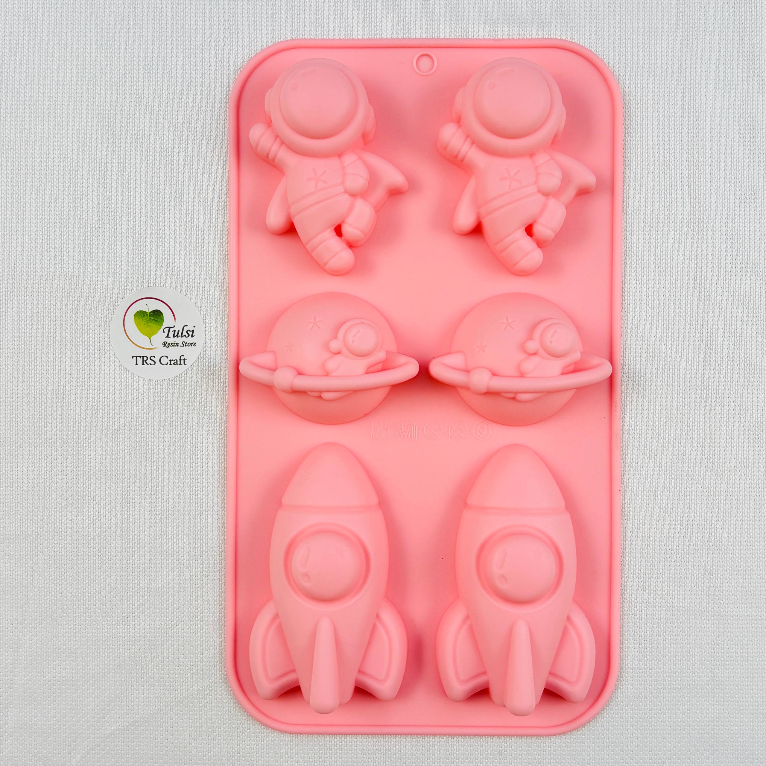 Cartoon Mould (F) - Astronaut Tulsi Resin Store