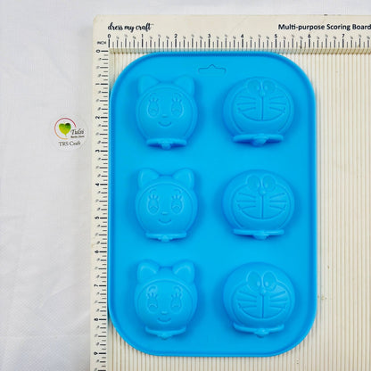Cartoon Mould (B) - Doraemon & Dorami - #colour_ - Tulsi Resin Store