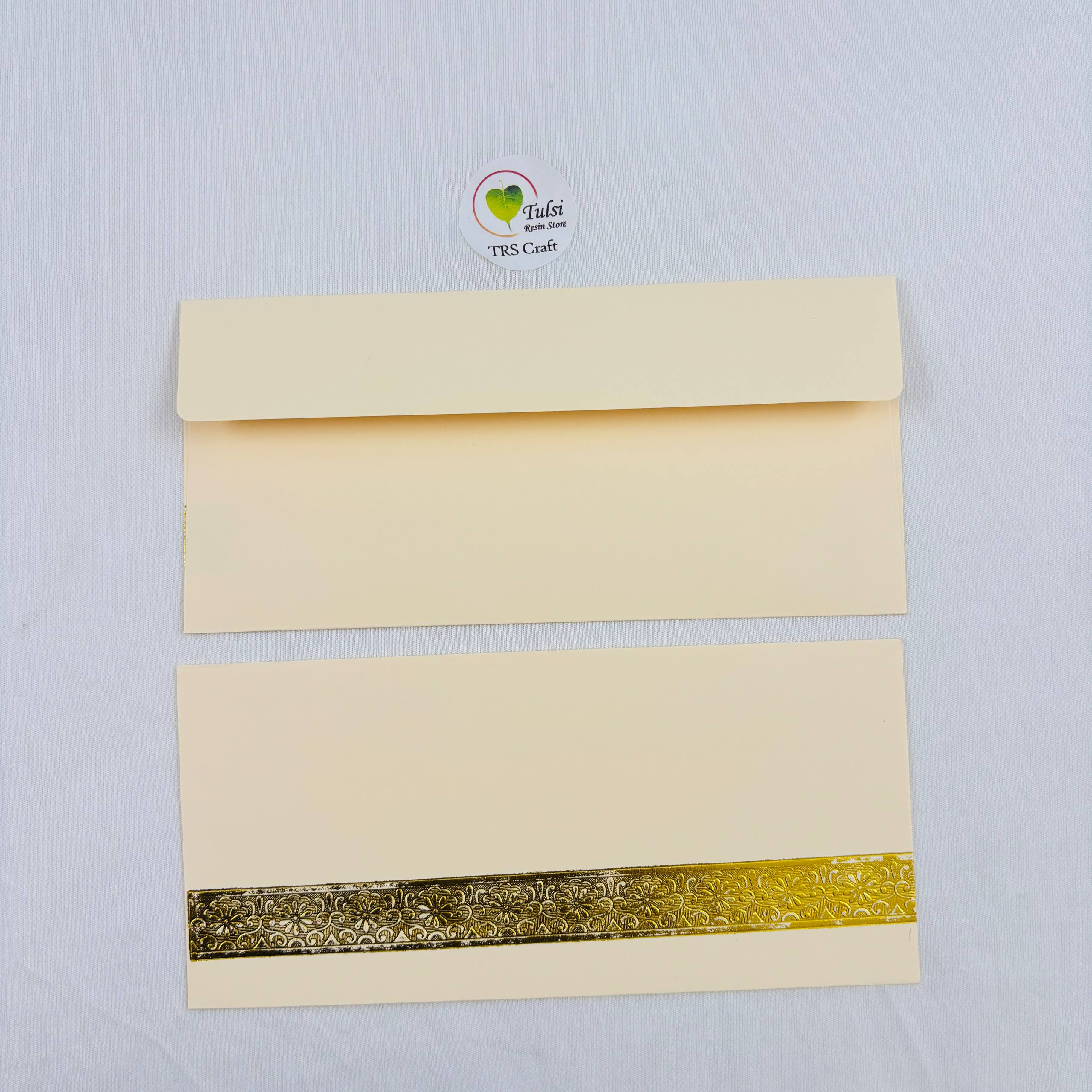 Money Envelope - Cream - #colour_ - Tulsi Resin Store