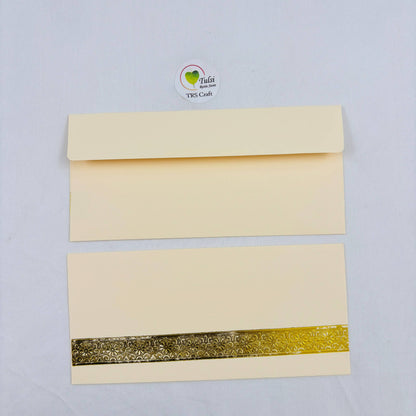 Money Envelope - Cream - #colour_ - Tulsi Resin Store