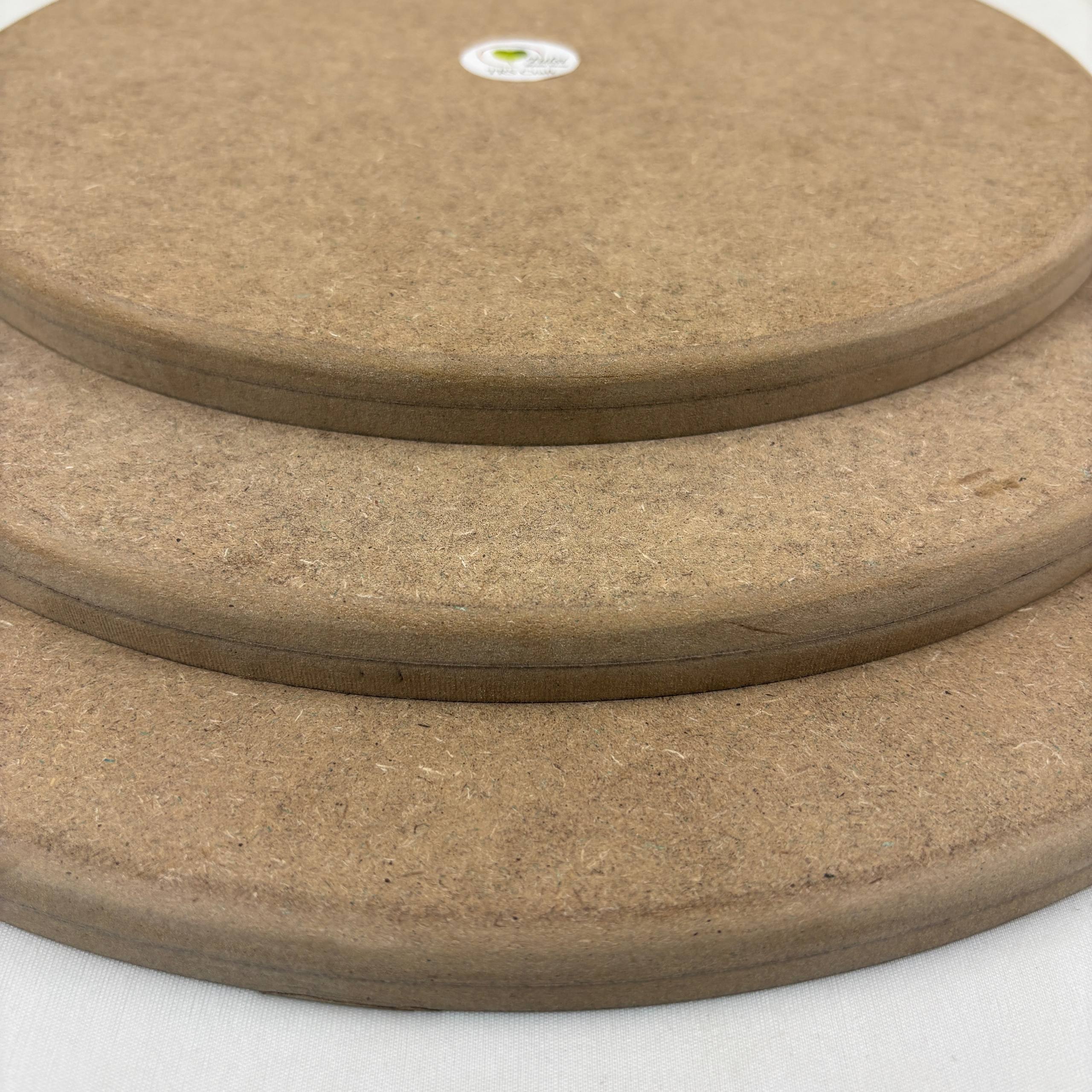 MDF Rounded Edge Frame/Nameplate Base - Round
