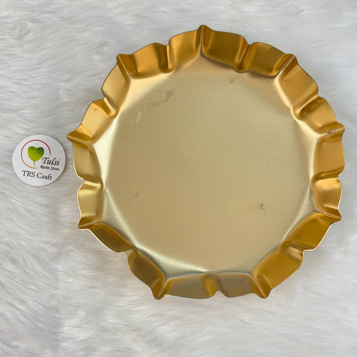 Metal Urli Bowl (A022) - Lotus 5.5"