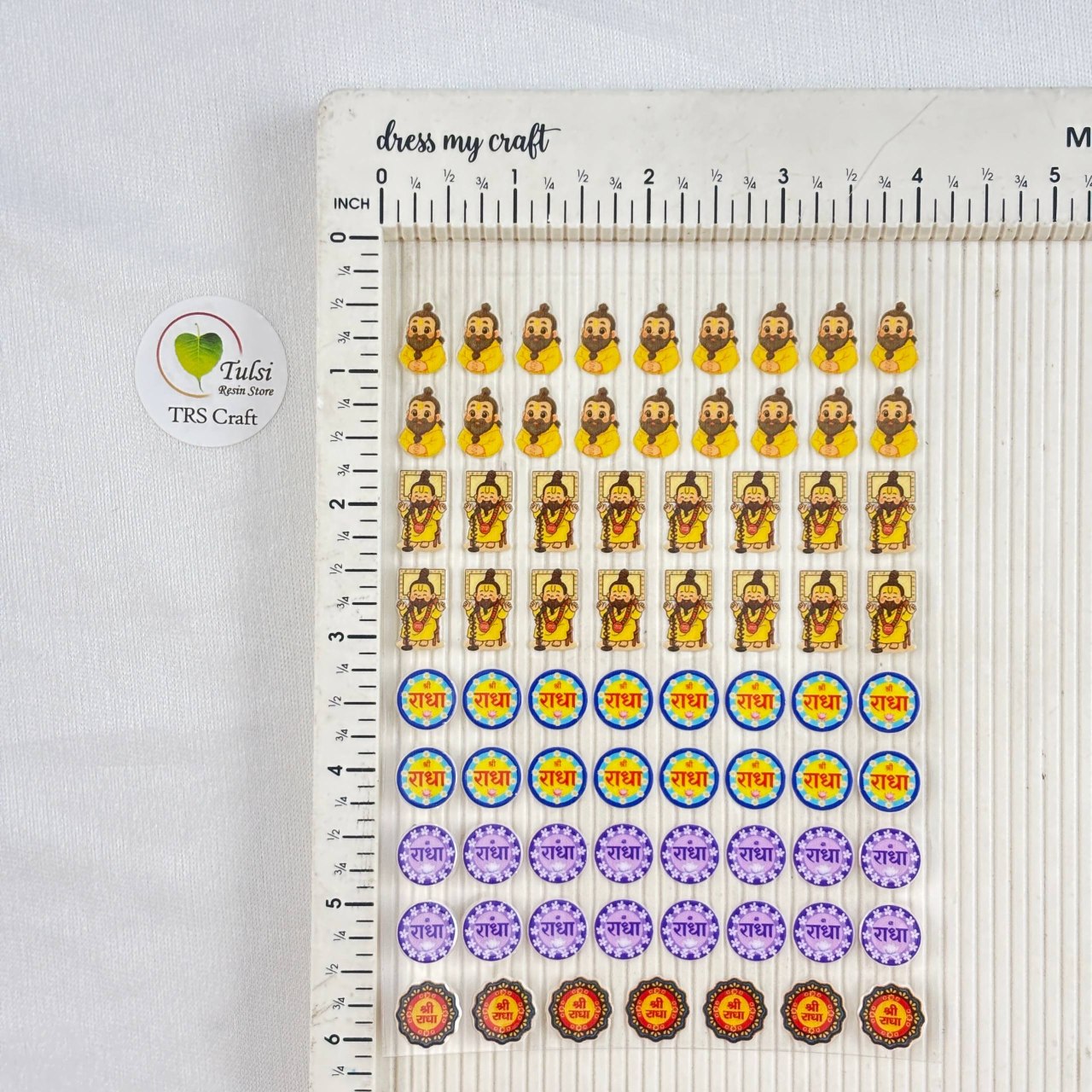 A6 UV DTF Sticker - Mix Rakhi (i) - - Tulsi Resin Store