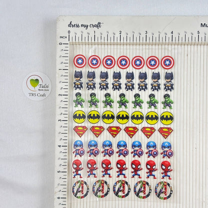 A6 UV DTF Sticker - Mix Rakhi (Q) Tulsi Resin Store