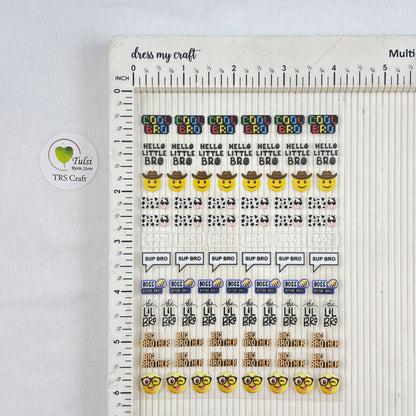 A6 UV DTF Sticker - Mix Rakhi (S) Tulsi Resin Store
