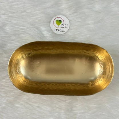 Metal Urli Bowl (A024) - Hammered Boat