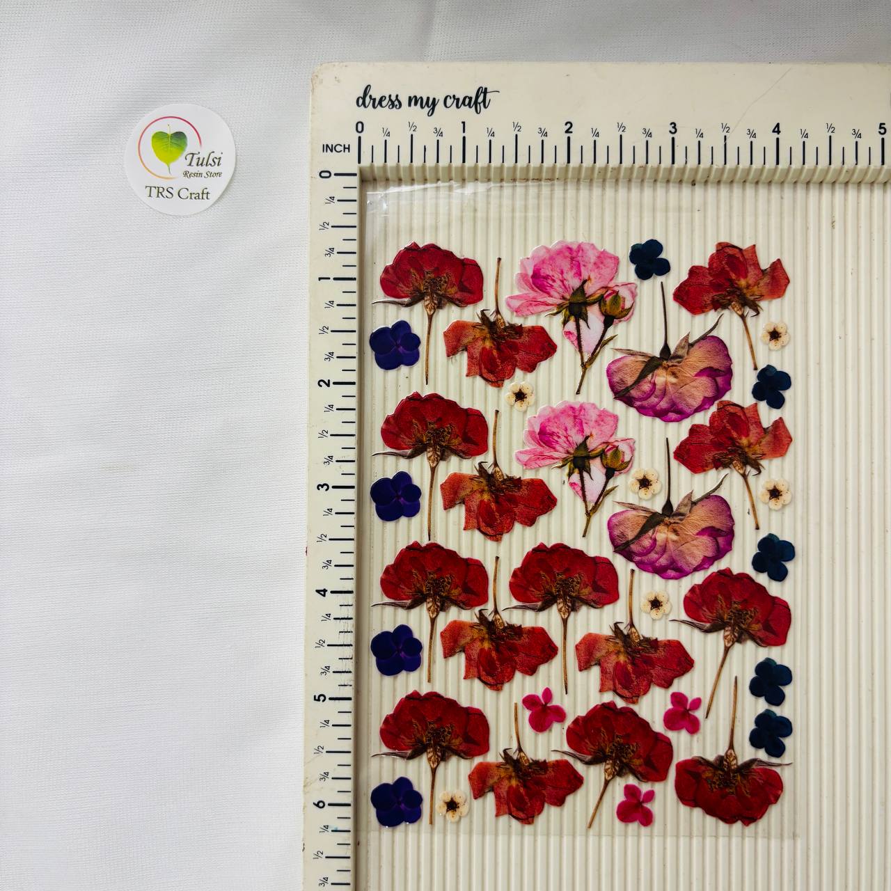A6 UV DTF Sticker - Floral (A) Tulsi Resin Store