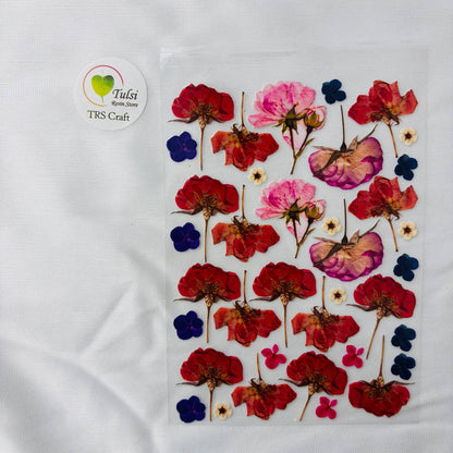 A6 UV DTF Sticker - Floral (A) Tulsi Resin Store