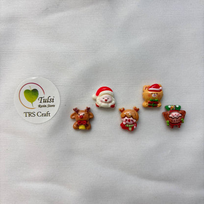 3D Christmas Miniature Tulsi Resin Store