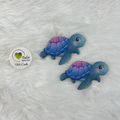 MDF Printed Turtle Cutout