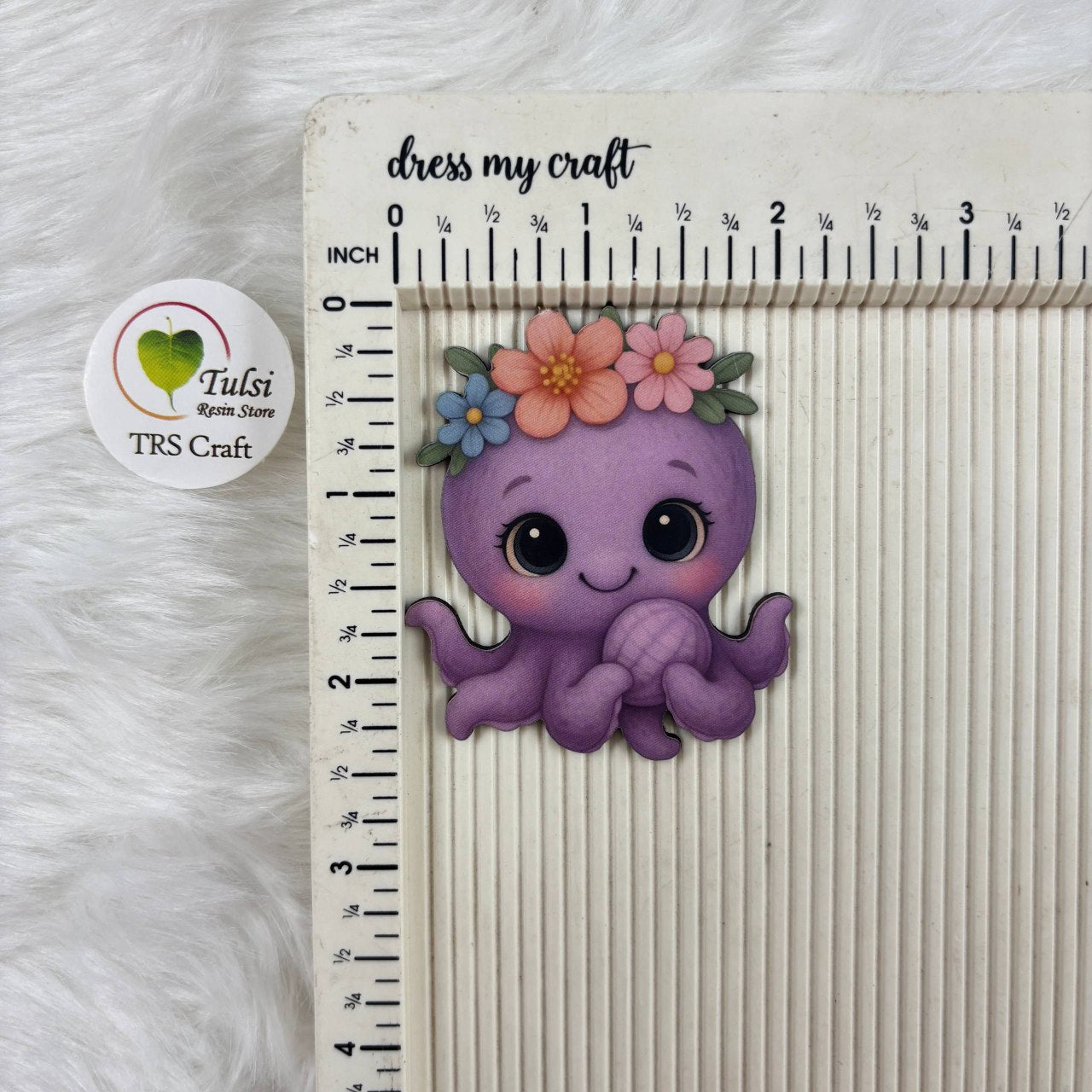 MDF Printed Octopus Cutout