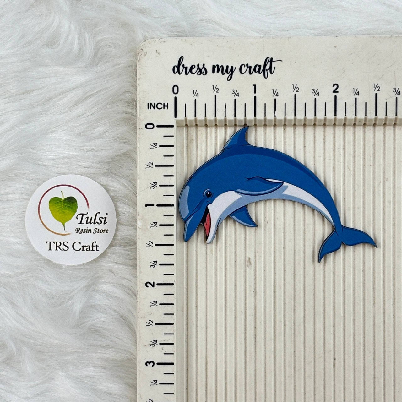 MDF Printed Dolphin Cutout