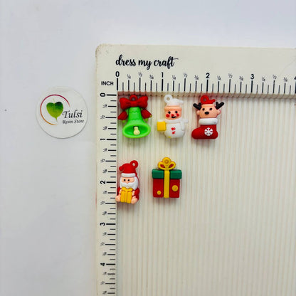 3D Christmas Miniature Tulsi Resin Store