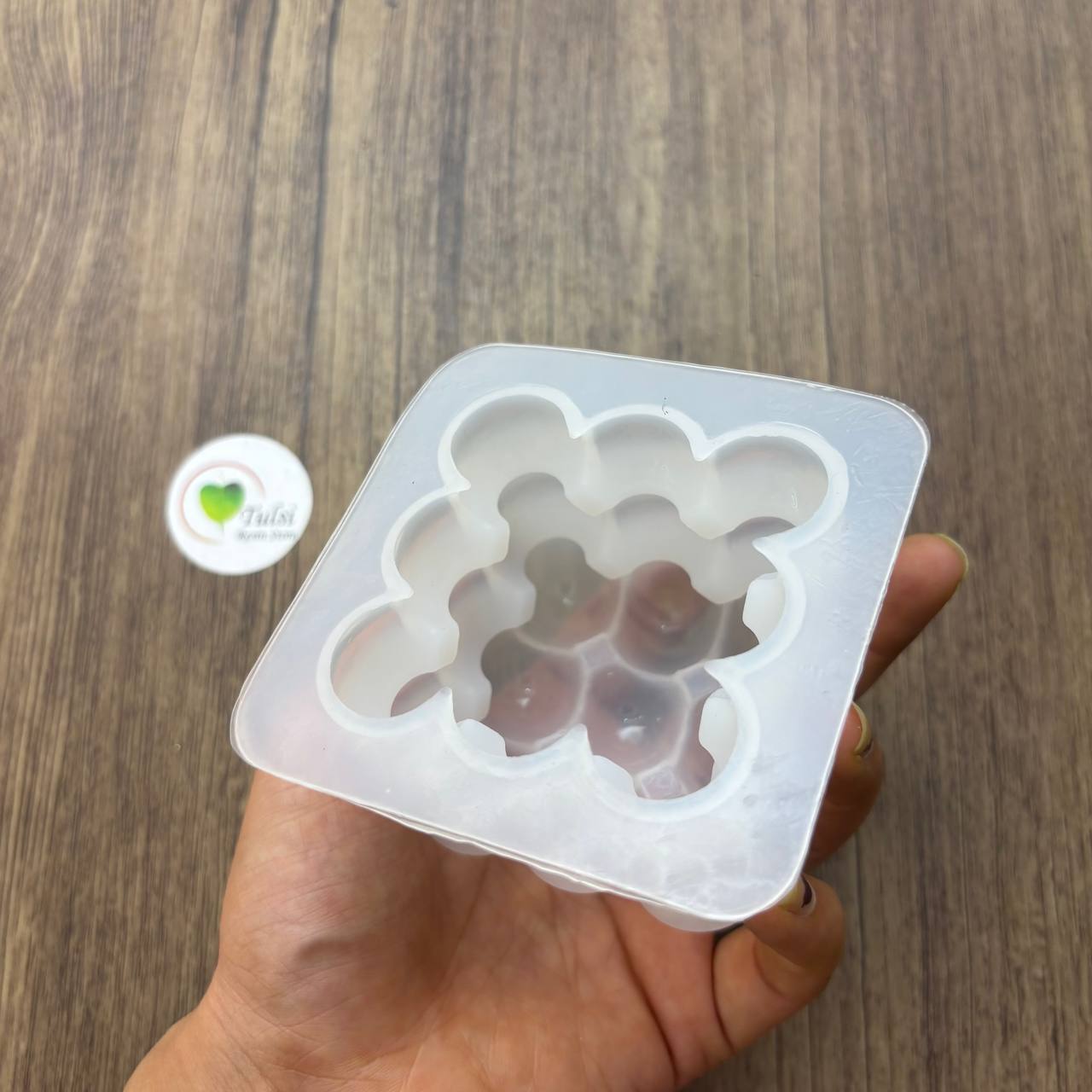 Bubble Candle Mould - Big tulsiresin
