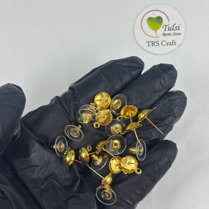 Push back hook with loop (A) Gold tulsiresin
