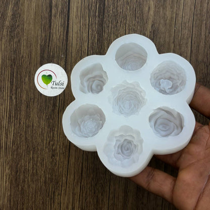 Flower Mould (A9) - Mini 7 Cavity Tulsi Resin Store
