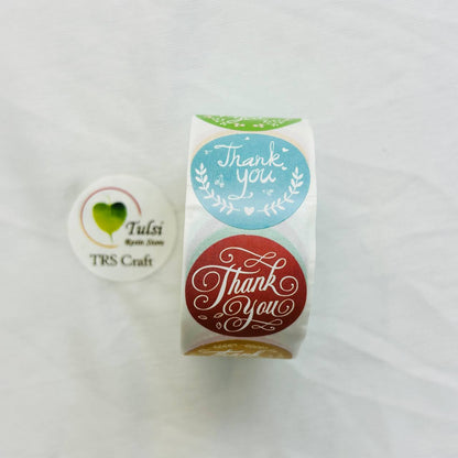 Thankyou Sticker Roll Code -N Tulsi Resin Store